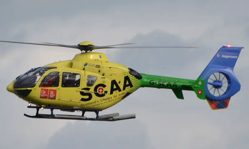 Scotland's Charity Air Ambulance helicopter